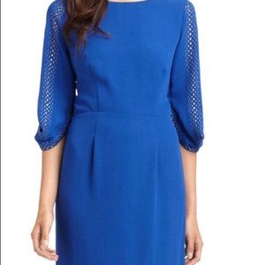 BCBG Max Azaria brilliant blue studded dress